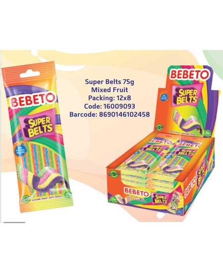 Picture of Bebeto Süper Belts Şekerleme 75 gr
