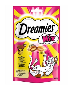Dreamies Ödül Biftek&Somon Mix 60 gr Dreamies, ödül maması, ödül kemiği, kedi yiyecekleri, kedi maması, kedi mamaları, ödül maması fiyatları, ödül mamaları, mama fiyatları, kedi mamaları, kedi maması fiyatları, toptan kedi maması, kedi mamasi,i kedi mama, kuru mama, kedi ölüdü