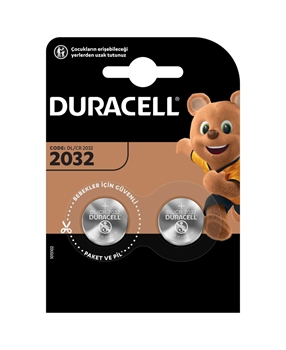 Duracell Lithium Button Battery 2032 2's 3 Volt  Picture of Duracell Lithium Button Battery 2032 2's 3 Volt
