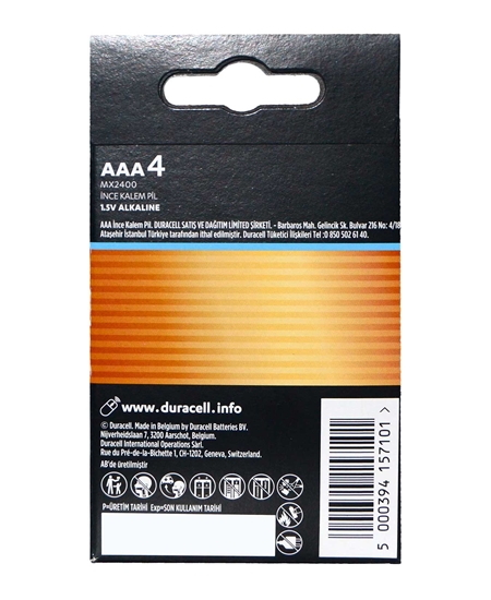 Picture of Duracell Battery Optimum Slim Pen 4 AAA