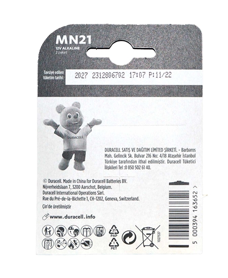 Picture of Duracell Special Alkaline MN21 2 pcs