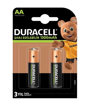 Duracell ReChargable Battery 2's AA 1300 mAh Picture of Duracell ReChargable Battery 2's AA 1300 mAh