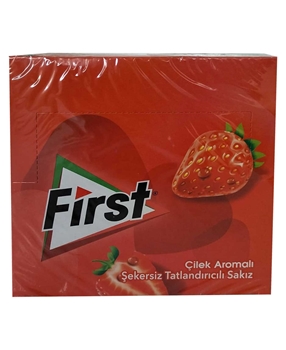 First Sakız 200'lü Paket Çilek ve Karamel Aromalı Şekersiz Tatlandırıcılı Picture of First Sakız 200'lü Paket Çilek ve Karamel Aromalı Şekersiz Tatlandırıcılı