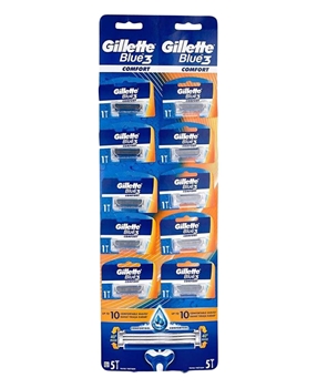 Gillette Blue3 Disposable Razor Carded 10's Comfort  gillette, blue3, tıraş bıçağı, gillette tıraş bıçağı, gillette blue3 comfort, blue 3, gillette blue 3,  gillette blue3 comfort kartela,  gillette blue3 comfort satın al,  gillette blue3 comfort fiyat