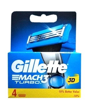 GILLETTE MACH 3 TURBO 3D 4's Picture of GILLETTE MACH 3 TURBO 3D 4's