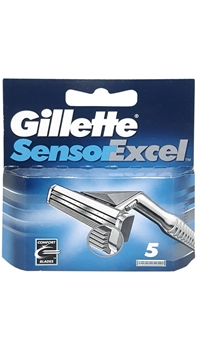 Gillette Sensor Excel Refill Razor Blade 5's Picture of Gillette Sensor Excel Refill Razor Blade 5's
