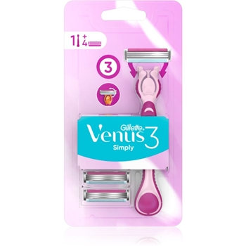 Gillette Simply Venus Razor with 4 Refills Picture of Gillette Simply Venus Razor with 4 Refills
