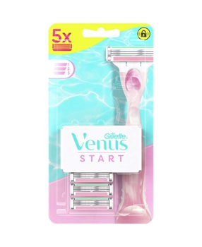 Gillette Venus Start Kadın Tıraş Makinesi + 5 Yedekli gillette, venus, gillette venus, venüs, jilet, kadın tıraş bıçağı, kadın jilet, kadın tıraş ürünleri, ağda, epilasyon, gillette venus tıraş bıçağı satın al, gillette venus tıraş bıçağı fiyatı