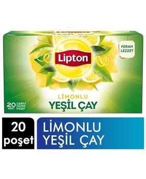 Lipton Limonlu Berrak Yeşil Çay 20'li Picture of Lipton Limonlu Berrak Yeşil Çay 20'li