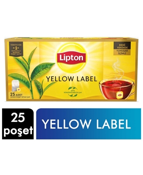 P-Lipton Yellow Label 25'li Bardak Poşet Çay 50 gr Picture of P-Lipton Yellow Label 25'li Bardak Poşet Çay 50 gr