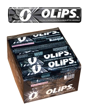Olips Şekerleme 28 gr x 24'lü Paket Keskin Mentol Aromalı Bonbon 	olips, olips nane, naneli şeker, şeker