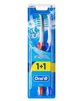 Oral B Toothbrush 1+1 Complete Deep Clean - Medium oral b, oralb, oral-b, diş fırçası, orta sert diş fırçası, oral b deep clean, oral b diş fırçası fiyatları, oral b diş fırçası satın al