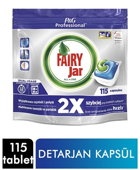 Fairy Dishwasher Tabs 115's All In One Jar  Picture of Fairy Dishwasher Tabs 115's All In One Jar