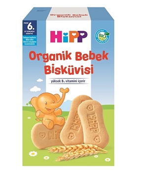 Hipp Organik Bebe Bisküvisi 150 g hipp, hip, bebek bisküvisi, cicibebe, cici bebe bisküvi, bebek bisküvisi fiyatları, bebek bisküvisi satın al, bebek gıdaları, bebek mamaları