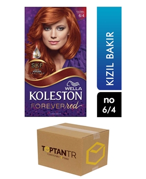 P-Koleston Kızıl Bakır Saç Boyası No:6.4 Picture of P-Koleston Kızıl Bakır Saç Boyası No:6.4