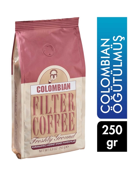 Picture of Kurukahveci Mehmet Efendi Colombian Filter Coffee Grounded 250 g X 12 Pieces Box