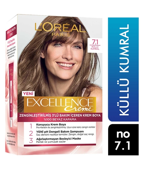 Picture of Loreal Excellence Set Saç Boyası Küllü Kumral No: 7.1