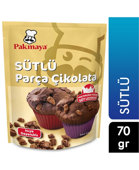 Picture of Pakmaya Parça Çikolata 70 gr Sütlü