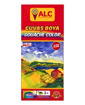 ALC Guvaş Boya 10 Renk alc, guaj boya, guvaş boya, boyama, boya seti, okul alışverişi, kırtasiye ürünleri