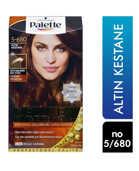 Picture of P-Palette Deluxe 5/680 Altın Kestane Saç Boyası