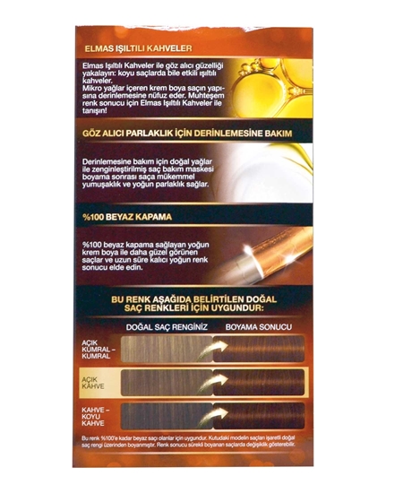 palette, palette saç boyası, saç boyası, kestane rengi saç boyası, palette deluxe 6/68 karamel kahve saç boyası