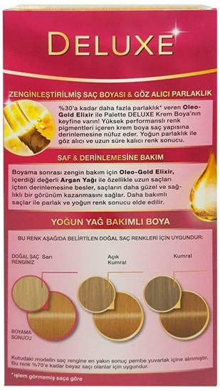 Picture of P-Palette Deluxe Kahve Köpüğü Oleo Gold 8-65 Tüp Krem Saç Boyası 50 ml