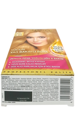Picture of P-Palette Deluxe Kahve Köpüğü Oleo Gold 8-65 Tüp Krem Saç Boyası 50 ml