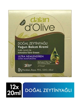 Dalan D'olive Natural Hand and Body Cream 20 Ml x 12's Pack  Picture of Dalan D'olive Natural Hand and Body Cream 20 Ml x 12's Pack