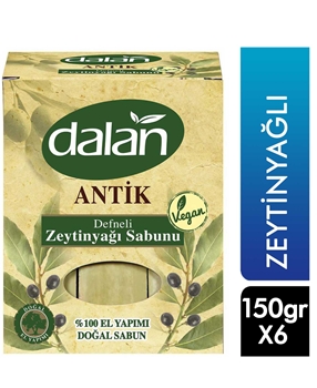 Dalan Sabun Antik 150 g X 6 Zeytinyağlı Defneli Picture of Dalan Sabun Antik 150 g X 6 Zeytinyağlı Defneli