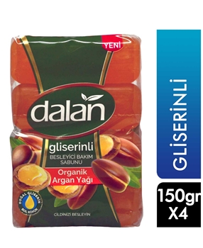 Dalan Sabun Gliserinli 4 X 150 gr Argan Yağlı Picture of Dalan Sabun Gliserinli 4 X 150 gr Argan Yağlı