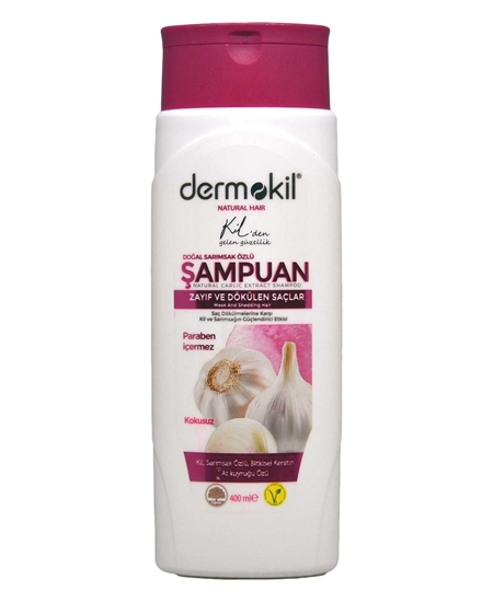 dermokil, şampuan, saç bakımı, yıpranmış saçlar için şampuan, besleyici şampuan, onarıcı şampuan, killi şampuan, bitkisel şampuan, keratinli şampuan, dermokil şampuan fiyatları, dermokil şampuan satın al, toptan dermokil şampuan, sarımsaklı şampuan, saç dökülmesine karşı şampuan, dökülen saçlar için şampuan