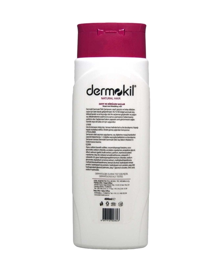 Picture of Dermokil Şampuan 400 ml Sarımsak Özlü Zayıf ve Dökülen Saçlar İçin