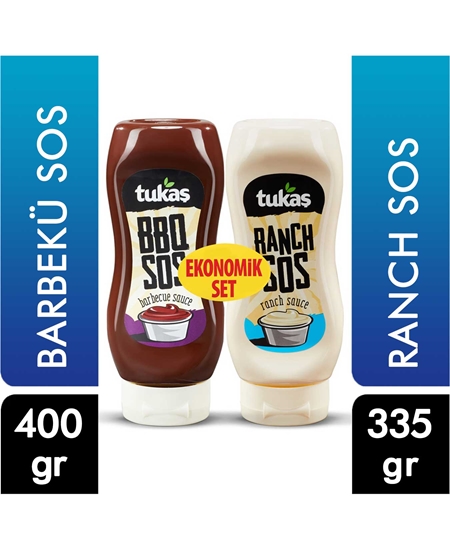 Picture of Tukaş Barbekü Sos 400 g + Ranch Sos 335 g X 6'lı Koli