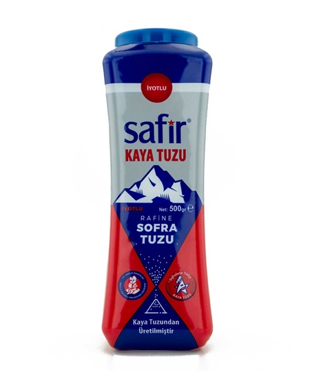 Picture of Safir Rafine Sofra Tuzu Tuzluklu 500 gr