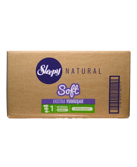 Picture of Sleepy Natural Hygienic Pad 8 X 24 Pack Normal Slim Extra Thin