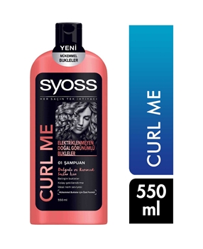 Syoss Shampoo 550 ml Curl Me Frizz-Free Natural Look Picture of  Syoss Shampoo 550 ml Curl Me Frizz-Free Natural Look