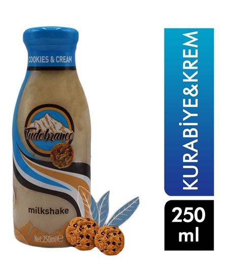 Picture of Tudobranco Milkshake 250 ml Kurabiye ve Krem