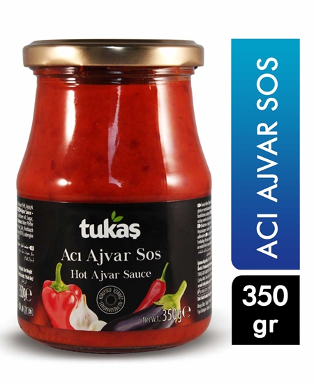 Picture of Tukaş Acı Ajvar Sos 350 g X 12'li Koli