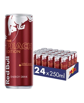 RedBull Energy Drink Summer Edition 250 Ml x 24 Peach Flavor Picture of RedBull Energy Drink Summer Edition 250 Ml x 24 Peach Flavor
