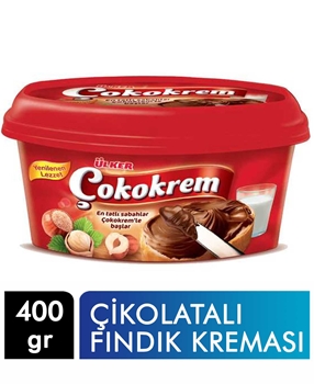p- Ülker Çokokrem Çikolatalı Fındık Kreması 400 gr X 8'li Koli Ülker, Çokokrem  , sürmelik çikolata, kahvaltılık çikolata, çikolata kreması, fındık kreması, çikolatalı krema, ekmeğe sürmelik kakaolu fındık kreması, gıda, toptan gıda, gıda toptancısı, abur cubur, aburcubur