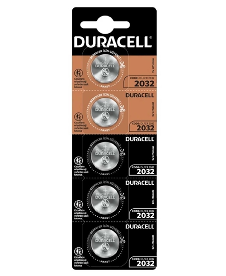 Picture of Duracell HSDC Battery 2032 3V 1's * 5 Pack