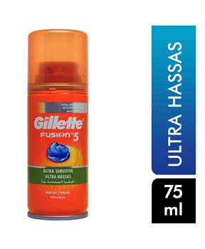 Gillette Fusion Ultra Sensitive Shaving Gel 75  ml Picture of Gillette Fusion Ultra Sensitive Shaving Gel 75  ml