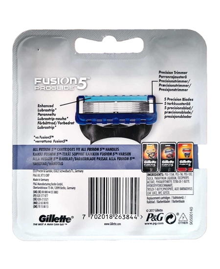 Picture of Gillette Fusion5 Proglide Refill Blade 4's EU PACK