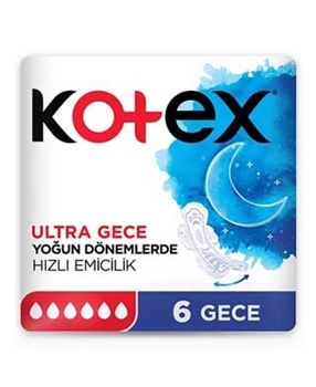 Kotex Hygienic Pads Ultra 6's Night Picture of Kotex Hygienic Pads Ultra 6's Night