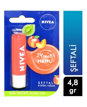 Nivea Lip Care Cream 5,5 ml Peach Moisturizer Picture of  Nivea Lip Care Cream 5,5 ml Peach Moisturizer