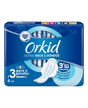 Orkid Hygienic Pad Ultra 6's Night Picture of Orkid Hygienic Pad Ultra 6's Night
