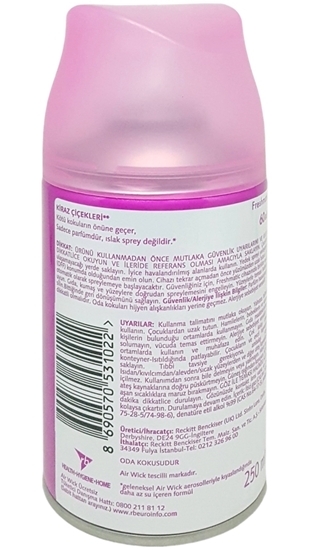 Airwick, Freshmatic, kiraz, çiçekleri, kiraz çiçekleri, Yedek, spring delight, refill, fm, freşmatik, airwick yedeği, taptaze kokular, kırmızı çiçek kokuları, dağ kokusu, dağ esintisi, çiçek esansı, ferah koku, fresh koku, oda ferahlatıcı, kötü kokuları giderir, room scent, 25ml, spring, delight, fresh, pure, air wick, new, pure series, freşmatik, freşmatic, pure