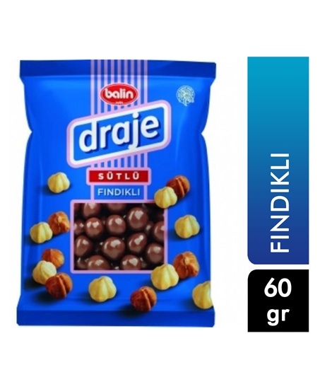 Picture of Balin Draje Fındıklı Sütlü Çikolata 60 g X 12'li Paket