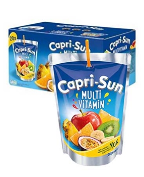 Capri-Sun Meyve Suyu 200 ml X 20'li Koli Mutlivitamin Picture of Capri-Sun Meyve Suyu 200 ml X 20'li Koli Mutlivitamin