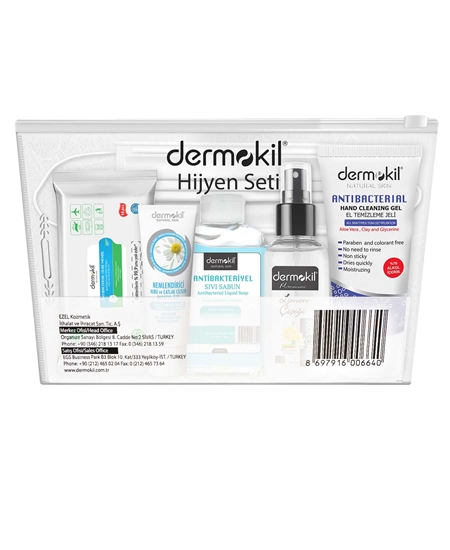 dermokil, el kremi, el bakım kremi, kolonya, dezenfektan, maske, hijyen seti